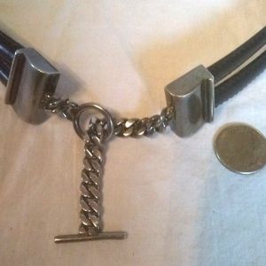 Pat Areias Sterling Silver Toggle Belt M